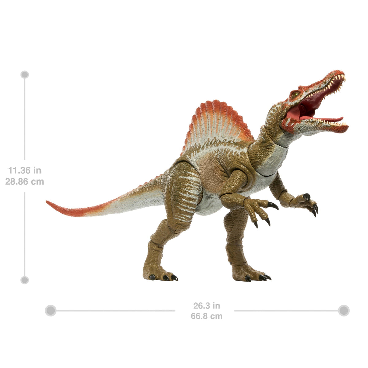Jurassic World Hammond Collection Jurassic Park 3 Spinosaurus Action Figure, XL Dinosaur Toy