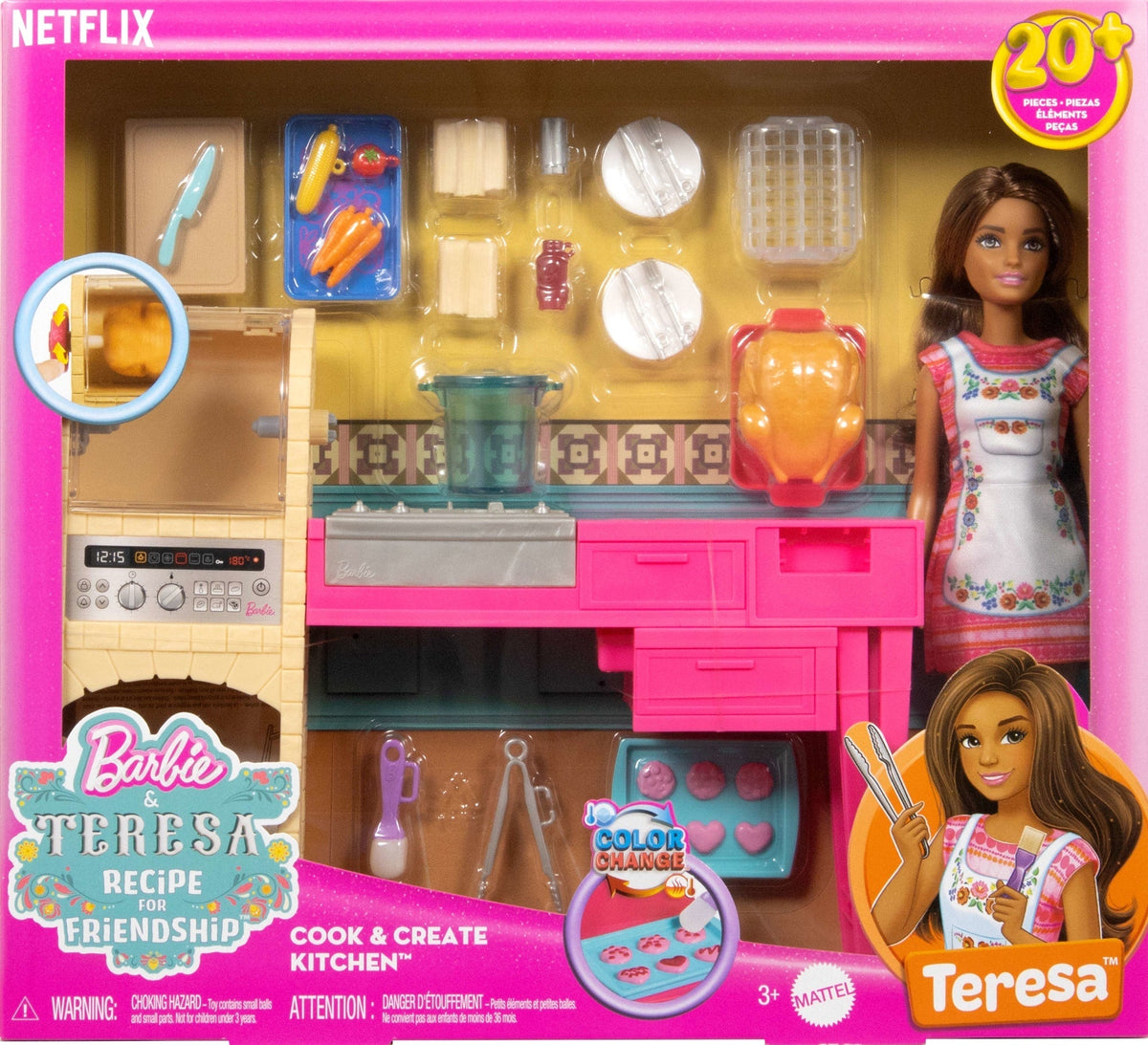 Barbie Conjunto de Brinquedo Receita da Amizade de Teresa Crie e Cozinhe