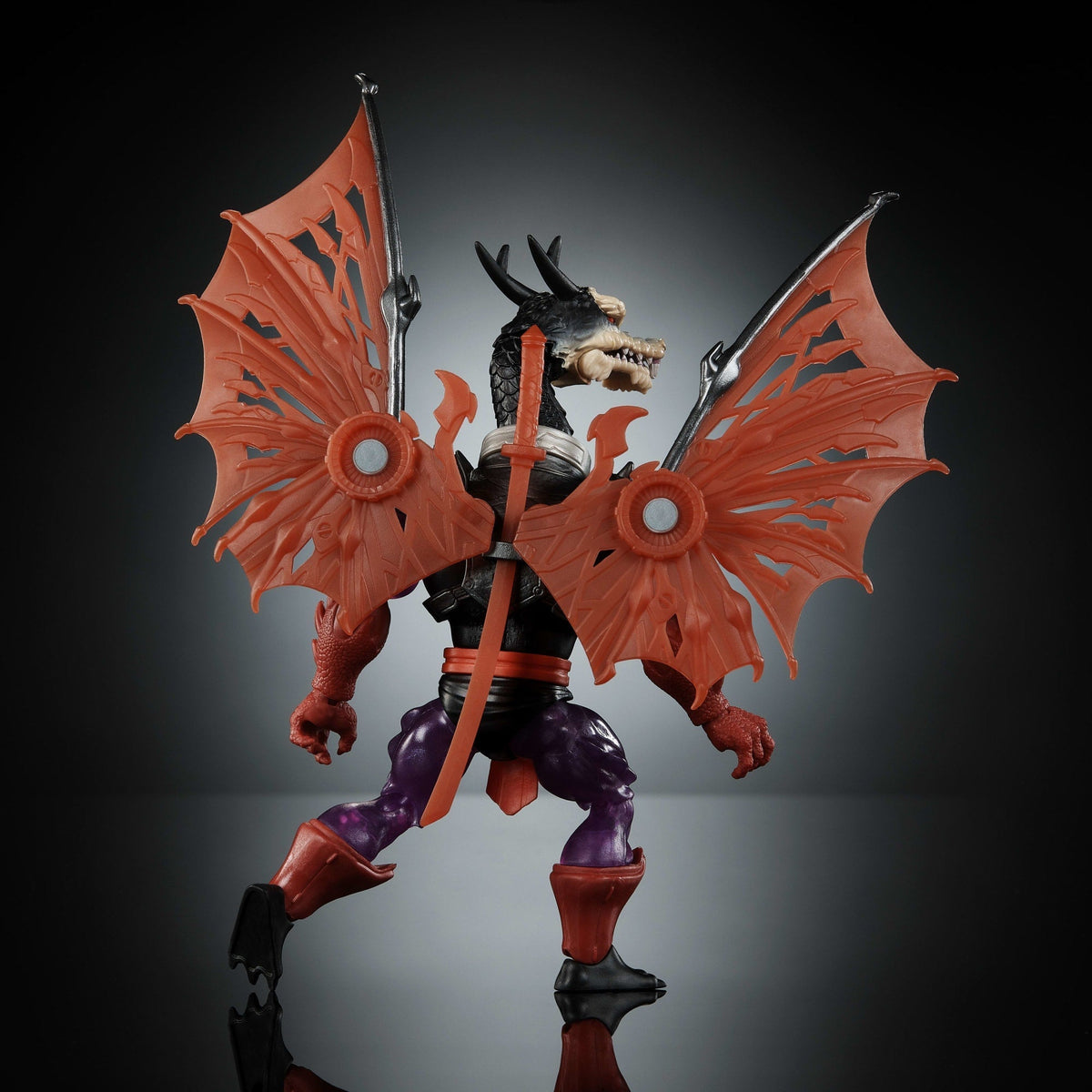Masters of the Universe Tartarugas of Grayskull Figura de Ação Mutated Ninjor de 5.5 polegadas