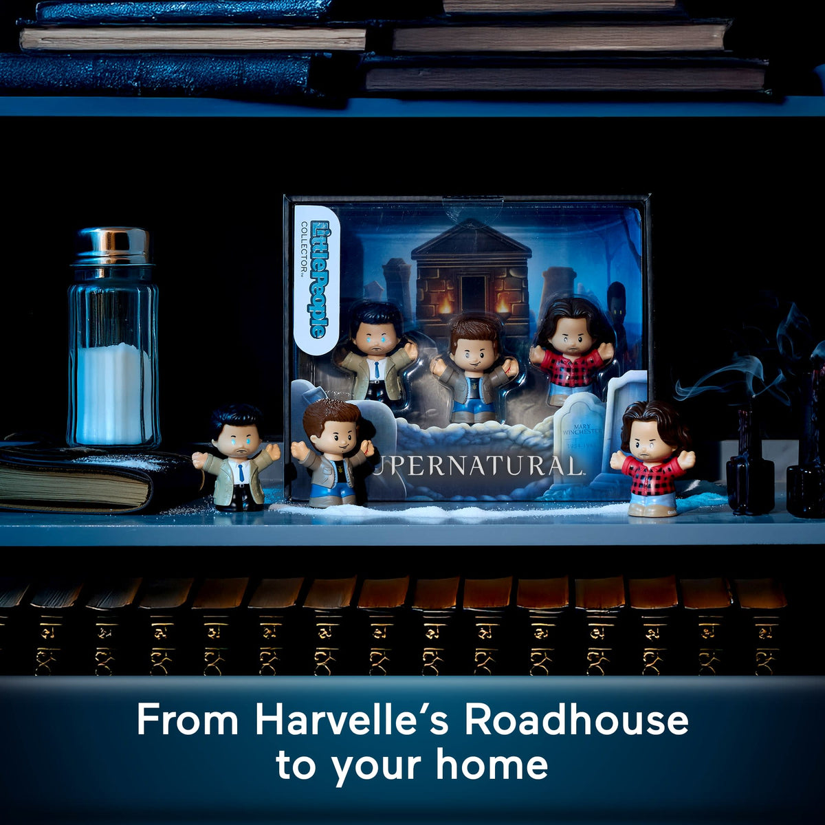 Little People Collector Supernatural Tv Show Special Edition Set For Adults & Fans, 3 Figures