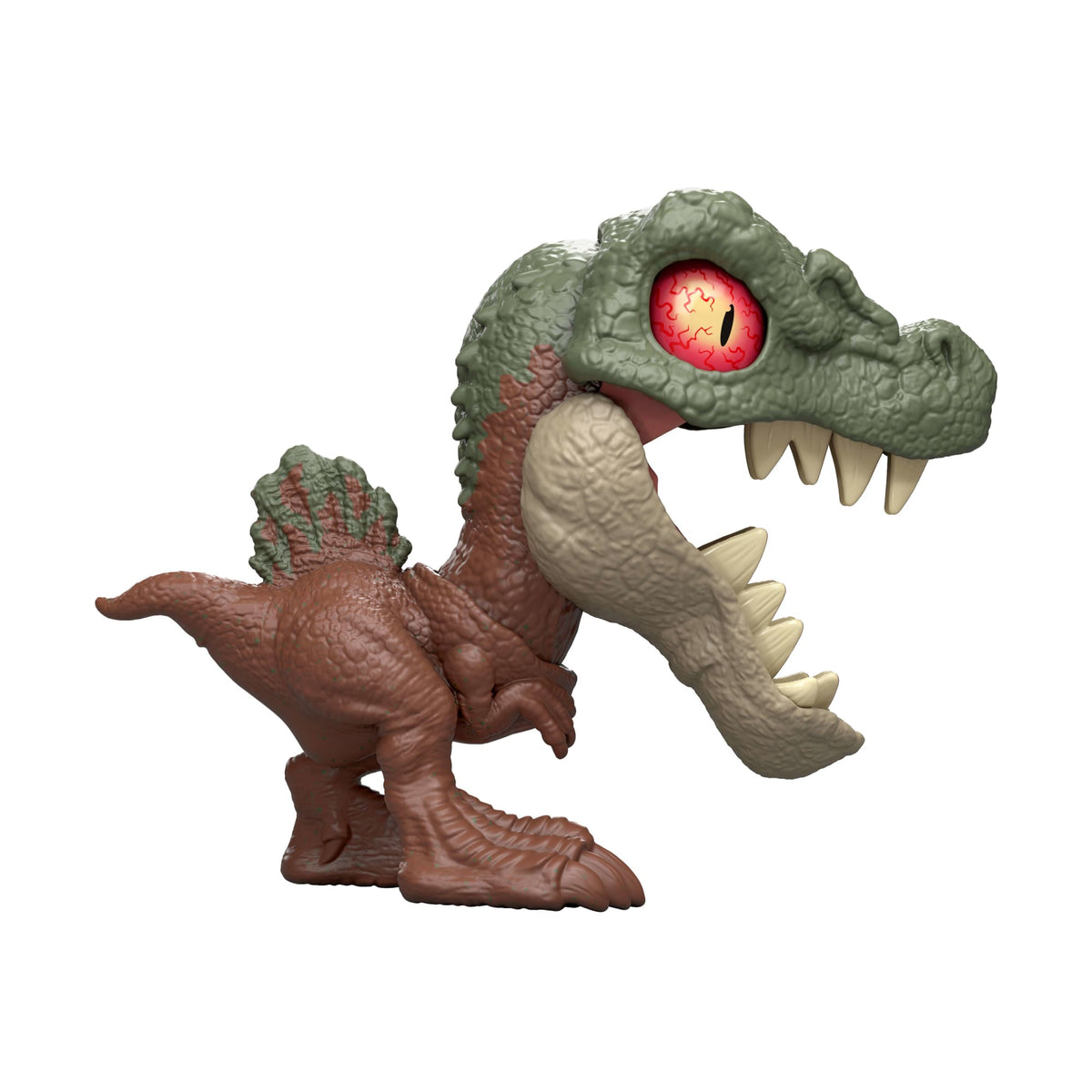 Jurassic World Mighty Little Biters Dinosaur Toy With Bite Action, Eye Change, Collectible Figure