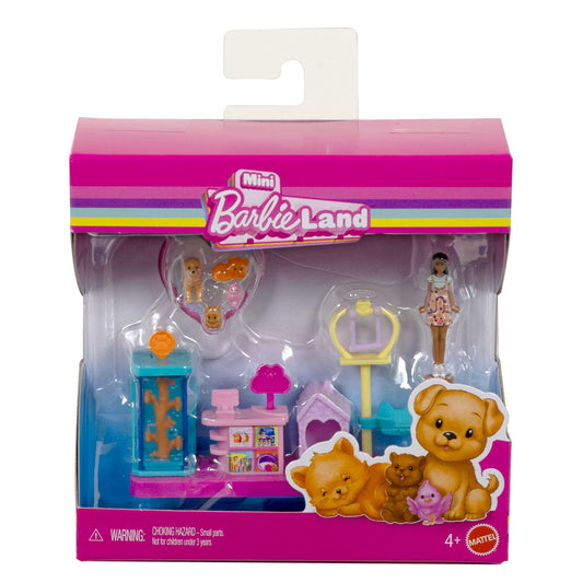 Barbie Mini Barbie Land Collectible Playsets With 1.5-Inch Doll And Interactive Play Areas For Storytelling Fun
