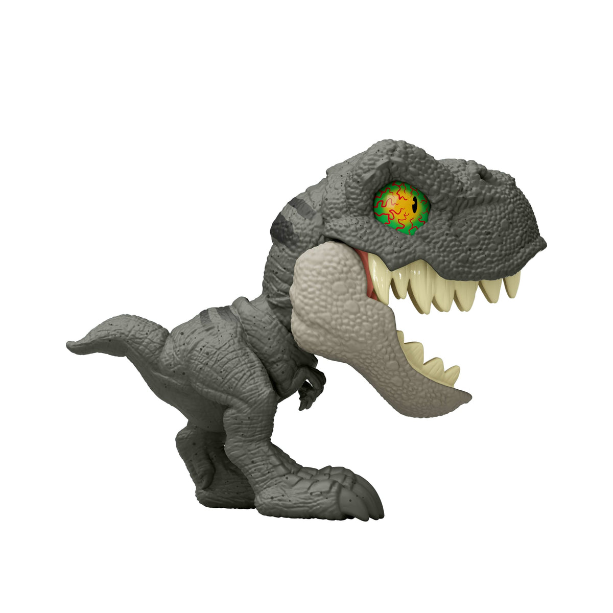 Jurassic World Mighty Little Biters Dinosaur Toy With Bite Action, Eye Change, Collectible Figure