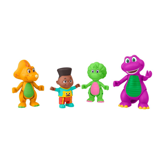 Fisher-Price Barney's World Barney Hey Friends Pack With 4 Figures