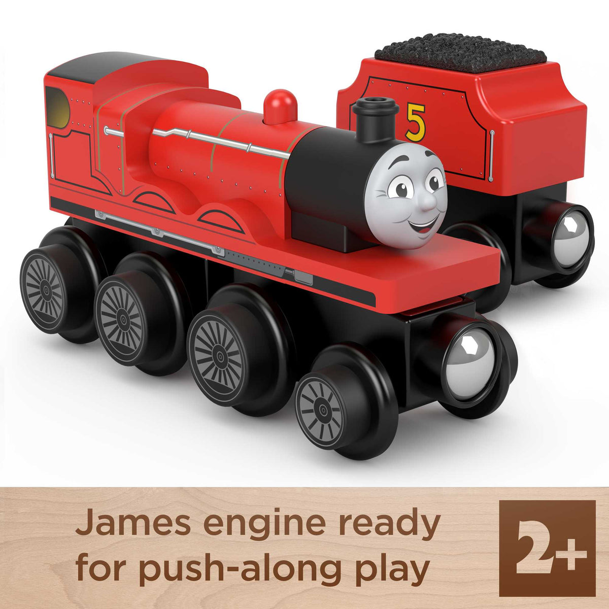 Fisher-Price Thomas & Friends Wooden Railway James Engine And Coal-Car