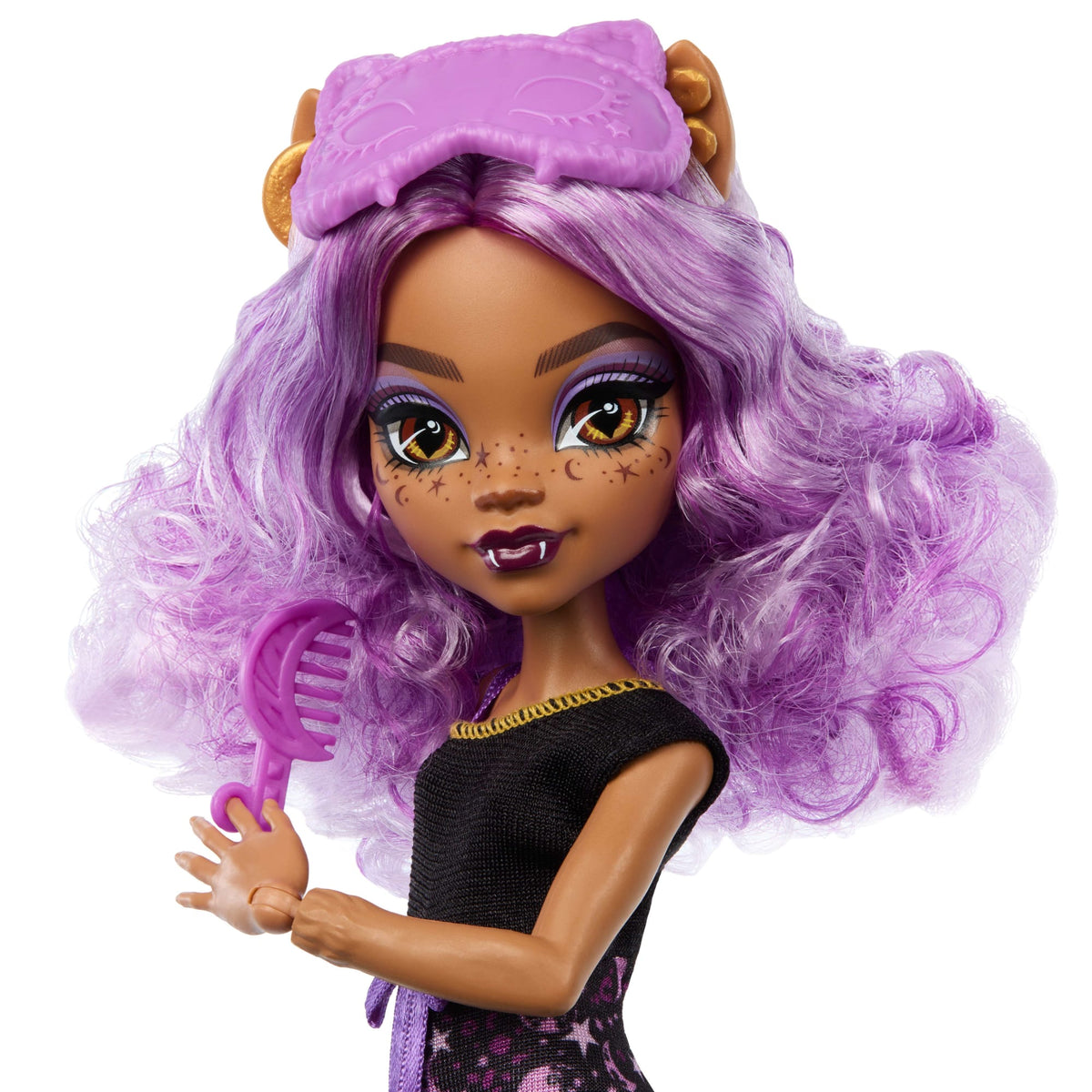 Monster High Muñeca Reveal Pijamas Monstruosas Clawdeen