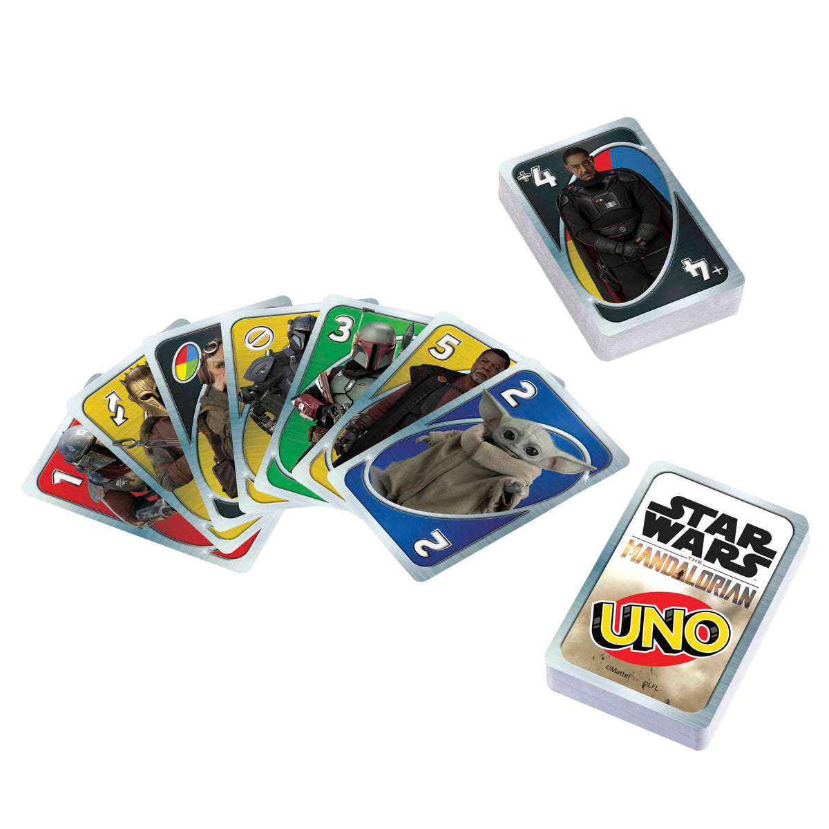 UNO Star Wars The Mandalorian Themed Deck in Storage Tin