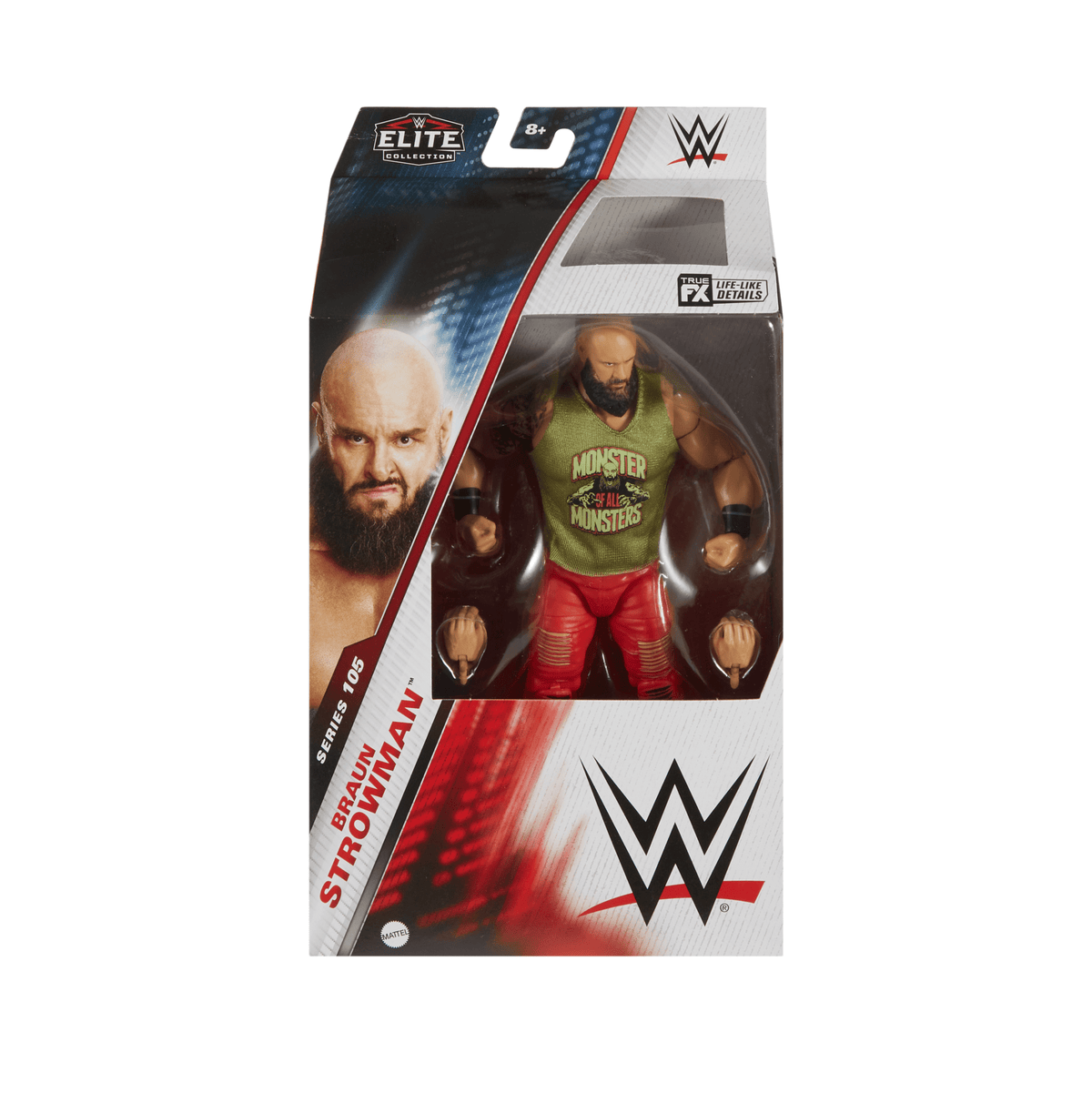 Wwe Collection Elite Figurine Articulée 15,24 Cm Braun Strowman